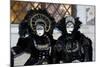 Venice, Italy. Mask and Costumes at Carnival-Darrell Gulin-Mounted Photographic Print