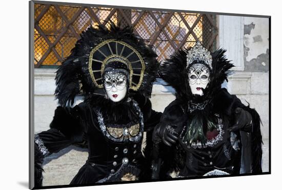 Venice, Italy. Mask and Costumes at Carnival-Darrell Gulin-Mounted Photographic Print