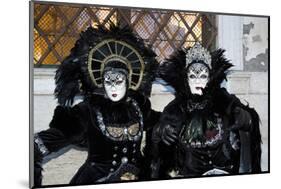 Venice, Italy. Mask and Costumes at Carnival-Darrell Gulin-Mounted Photographic Print