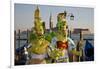 Venice, Italy. Mask and Costumes at Carnival-Darrell Gulin-Framed Photographic Print