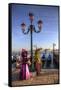 Venice, Italy. Mask and Costumes at Carnival-Darrell Gulin-Framed Stretched Canvas