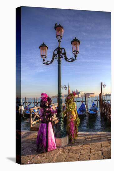 Venice, Italy. Mask and Costumes at Carnival-Darrell Gulin-Stretched Canvas