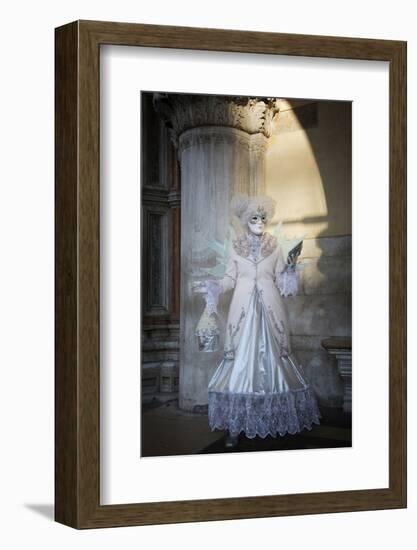 Venice, Italy. Mask and Costumes at Carnival-Darrell Gulin-Framed Photographic Print