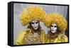 Venice, Italy. Mask and Costumes at Carnival-Darrell Gulin-Framed Stretched Canvas