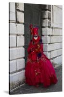 Venice, Italy. Mask and Costumes at Carnival-Darrell Gulin-Stretched Canvas