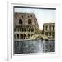 Venice (Italy), Ponte Della Paglia and Sighs, Circa 1895-Leon, Levy et Fils-Framed Photographic Print
