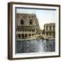 Venice (Italy), Ponte Della Paglia and Sighs, Circa 1895-Leon, Levy et Fils-Framed Premium Photographic Print