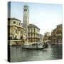 Venice (Italy), San Geremia's Church (1760) and Cannaregio Canal, Circa 1890-1895-Leon, Levy et Fils-Stretched Canvas