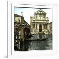 Venice (Italy), the Church Degli Scalzi (1689), Circa 1890-1895-Leon, Levy et Fils-Framed Photographic Print