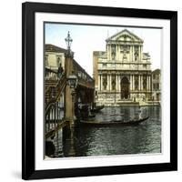 Venice (Italy), the Church Degli Scalzi (1689), Circa 1890-1895-Leon, Levy et Fils-Framed Photographic Print