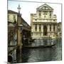 Venice (Italy), the Church Degli Scalzi (1689), Circa 1890-1895-Leon, Levy et Fils-Mounted Photographic Print