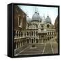 Venice (Italy), the Courtyard of the Doge's Palace (XVth Century), Circa 1890-1895-Leon, Levy et Fils-Framed Stretched Canvas
