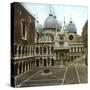 Venice (Italy), the Courtyard of the Doge's Palace (XVth Century), Circa 1890-1895-Leon, Levy et Fils-Stretched Canvas