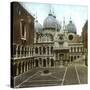 Venice (Italy), the Courtyard of the Doge's Palace (XVth Century), Circa 1890-1895-Leon, Levy et Fils-Stretched Canvas