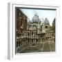Venice (Italy), the Courtyard of the Doge's Palace (XVth Century), Circa 1890-1895-Leon, Levy et Fils-Framed Photographic Print