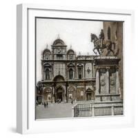 Venice (Italy), the Hotel-Dieu, the Former Scuola Di San Marco (XVIth Century)-Leon, Levy et Fils-Framed Photographic Print