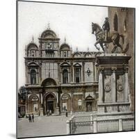 Venice (Italy), the Hotel-Dieu, the Former Scuola Di San Marco (XVIth Century)-Leon, Levy et Fils-Mounted Photographic Print