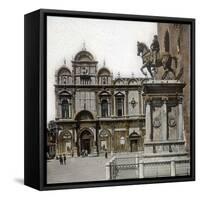 Venice (Italy), the Hotel-Dieu, the Former Scuola Di San Marco (XVIth Century)-Leon, Levy et Fils-Framed Stretched Canvas