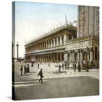 Venice (Italy), the Loggetta (1540) and the Palazzo Reale, Circa 1890-1895-Leon, Levy et Fils-Stretched Canvas