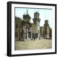 Venice (Italy), the Main Portal of the Arsenal (1460)-Leon, Levy et Fils-Framed Photographic Print