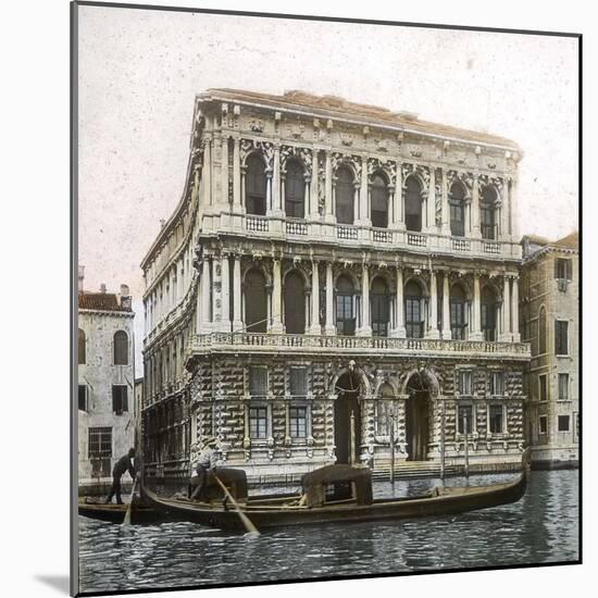 Venice (Italy), the Palazzo Pesaro (Longhena, Architect, 1679-1710), Circa 1890-1895-Leon, Levy et Fils-Mounted Photographic Print