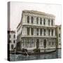 Venice (Italy), the Palazzo Pesaro (Longhena, Architect, 1679-1710), Circa 1890-1895-Leon, Levy et Fils-Stretched Canvas