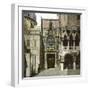 Venice (Italy), the Portal of the Doge's Palace (1424-1442) with the Loggia (1500), Circa 1890-1895-Leon, Levy et Fils-Framed Photographic Print