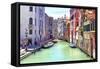 Venice, Italy-lachris77-Framed Stretched Canvas