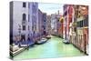 Venice, Italy-lachris77-Stretched Canvas