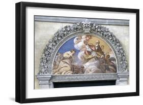 Venice Kneeling before St. Nicholas-Gerolamo Pellegrini-Framed Photo