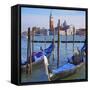 Venice Lagoon with Gondola-Tosh-Framed Stretched Canvas