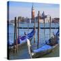 Venice Lagoon with Gondola-Tosh-Stretched Canvas