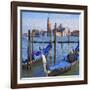 Venice Lagoon with Gondola-Tosh-Framed Art Print