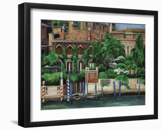 Venice Left Bank-Betty Lou-Framed Giclee Print