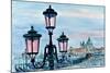 Venice Lights-Anthony Butera-Mounted Giclee Print