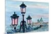 Venice Lights-Anthony Butera-Mounted Giclee Print