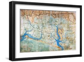 Venice: Map, 1546-Cristoforo Sabbadino-Framed Giclee Print