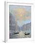 Venice Morning Mist-Chuck Larivey-Framed Art Print