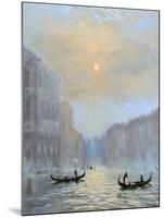 Venice Morning Mist-Chuck Larivey-Mounted Art Print