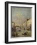 Venice or Rio Dei Mendicanti with Gondolas, 1780-99-Francesco Guardi-Framed Art Print