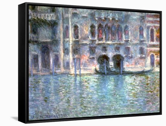 Venice, Palazzo Da Mula, 1908-Claude Monet-Framed Stretched Canvas