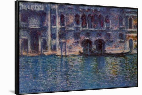 Venice Palazzo Da Mula-Claude Monet-Framed Poster