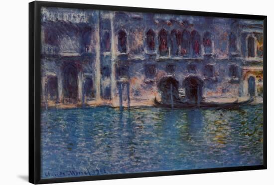 Venice Palazzo Da Mula-Claude Monet-Framed Poster