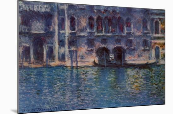 Venice Palazzo Da Mula-Claude Monet-Mounted Poster