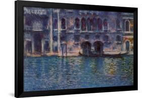 Venice Palazzo Da Mula-Claude Monet-Framed Poster