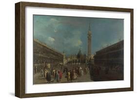 Venice, Piazza San Marco, Ca 1760-Francesco Guardi-Framed Giclee Print