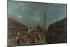 Venice, Piazza San Marco, Ca 1760-Francesco Guardi-Mounted Giclee Print