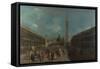 Venice, Piazza San Marco, Ca 1760-Francesco Guardi-Framed Stretched Canvas