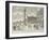 Venice, Piazza San Marco Going Towards the Mint-Luca Carlevaris-Framed Giclee Print