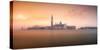 Venice Pink Sunrise-null-Stretched Canvas